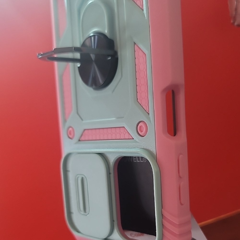 QqaGritu Pink and Green Protective Phone Case - Picture 2 of 11